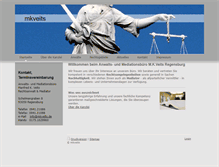 Tablet Screenshot of mkveits.de